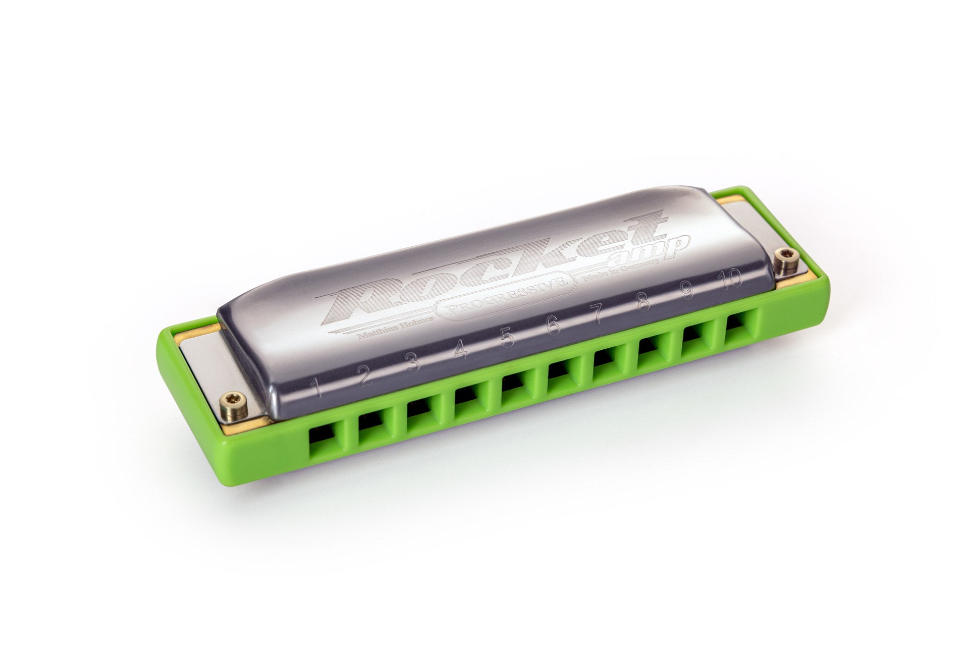 [新設計琴盒] Hohner Rocket Amp 10孔全音階口琴 (多音調選擇)