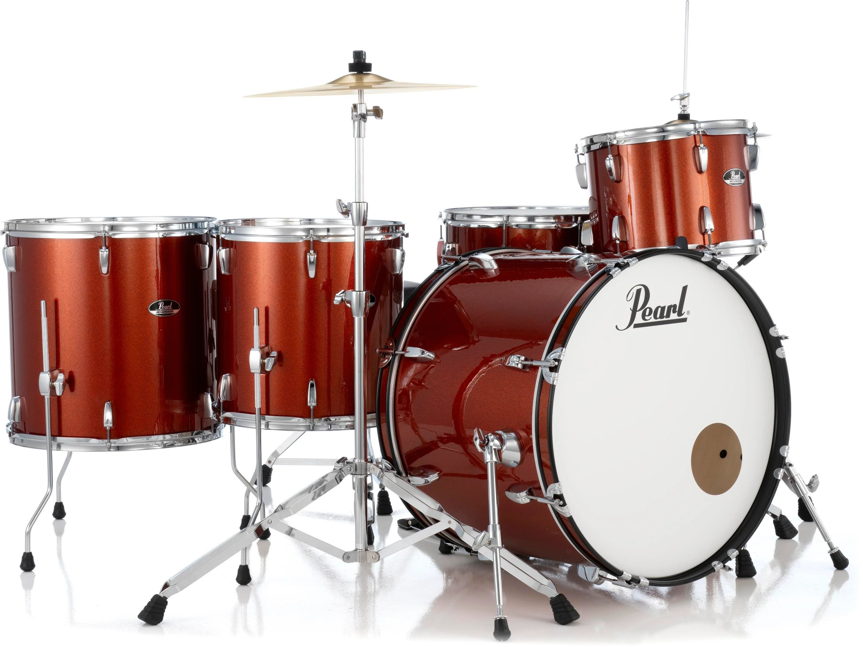 [E-Shop Exculsive] PEARL Roadshow 5-pc Special Edition Drum Set w/ Cymbals & Hardware (Available In 2 Colors)