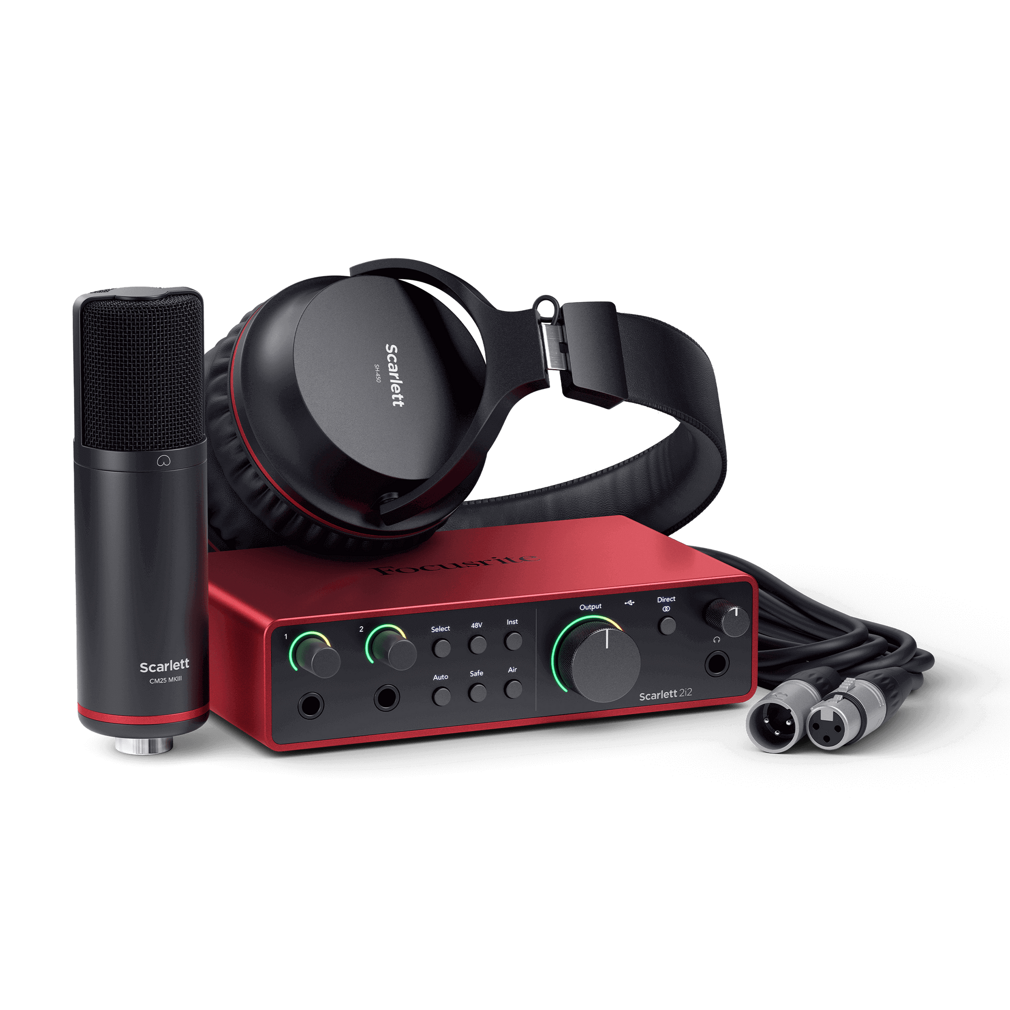 Focusrite Scarlett 2i2 Studio 4th Gen. Recording Pack