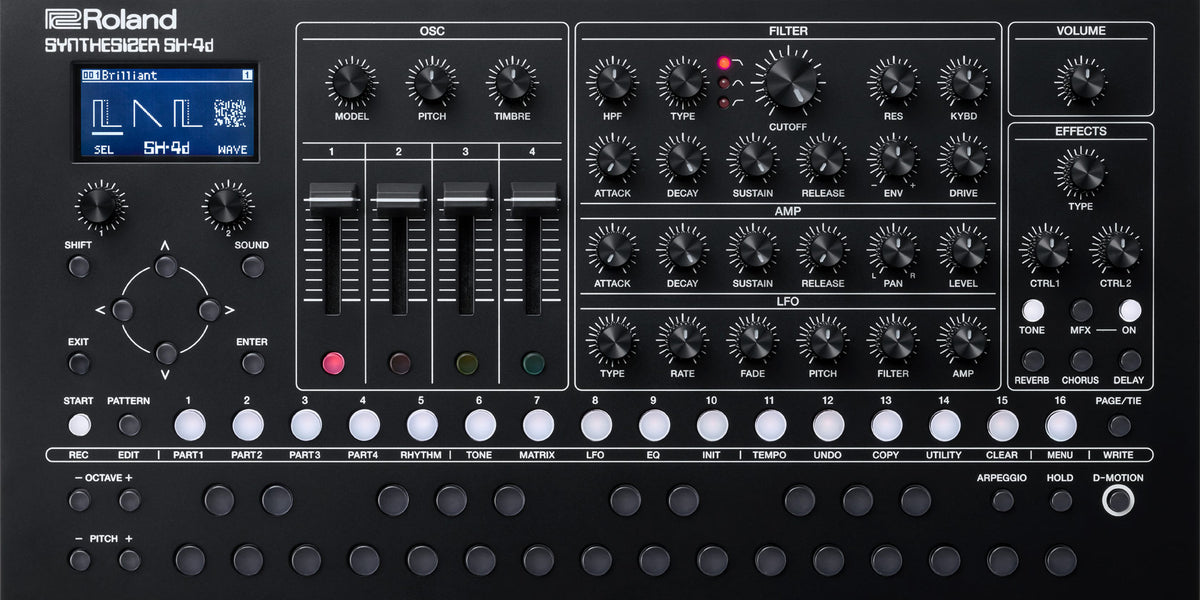 Roland SH-4d Desktop Synthesizer — Tom Lee Music