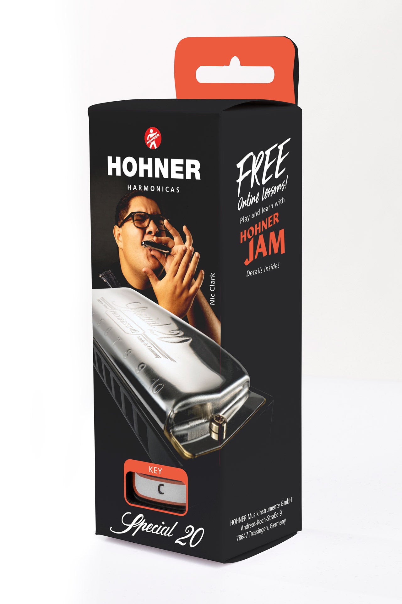 [新設計琴盒] Hohner Special 20 10孔全音階口琴 (多音調選擇)