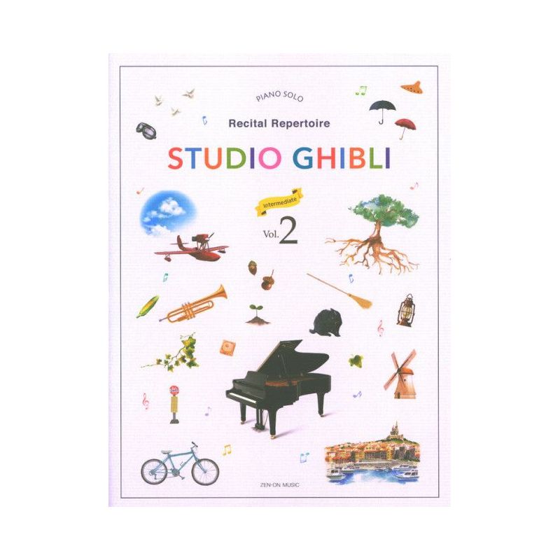 中級吉卜力鋼琴獨奏曲目 Studio Ghibli Recital Repertoire 2 (Intermediate Piano)