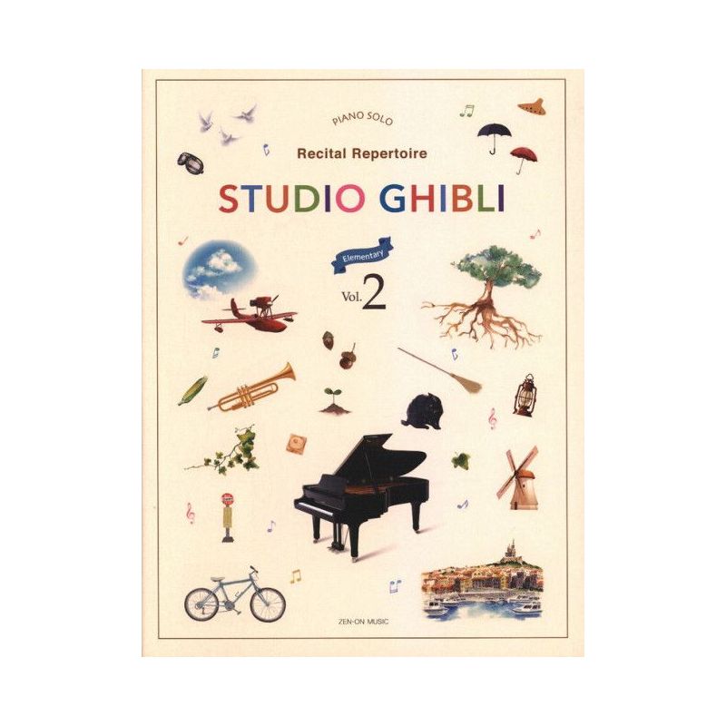 初級吉卜力鋼琴獨奏曲目 Studio Ghibli Recital Repertoire 2 (Elementary Piano)