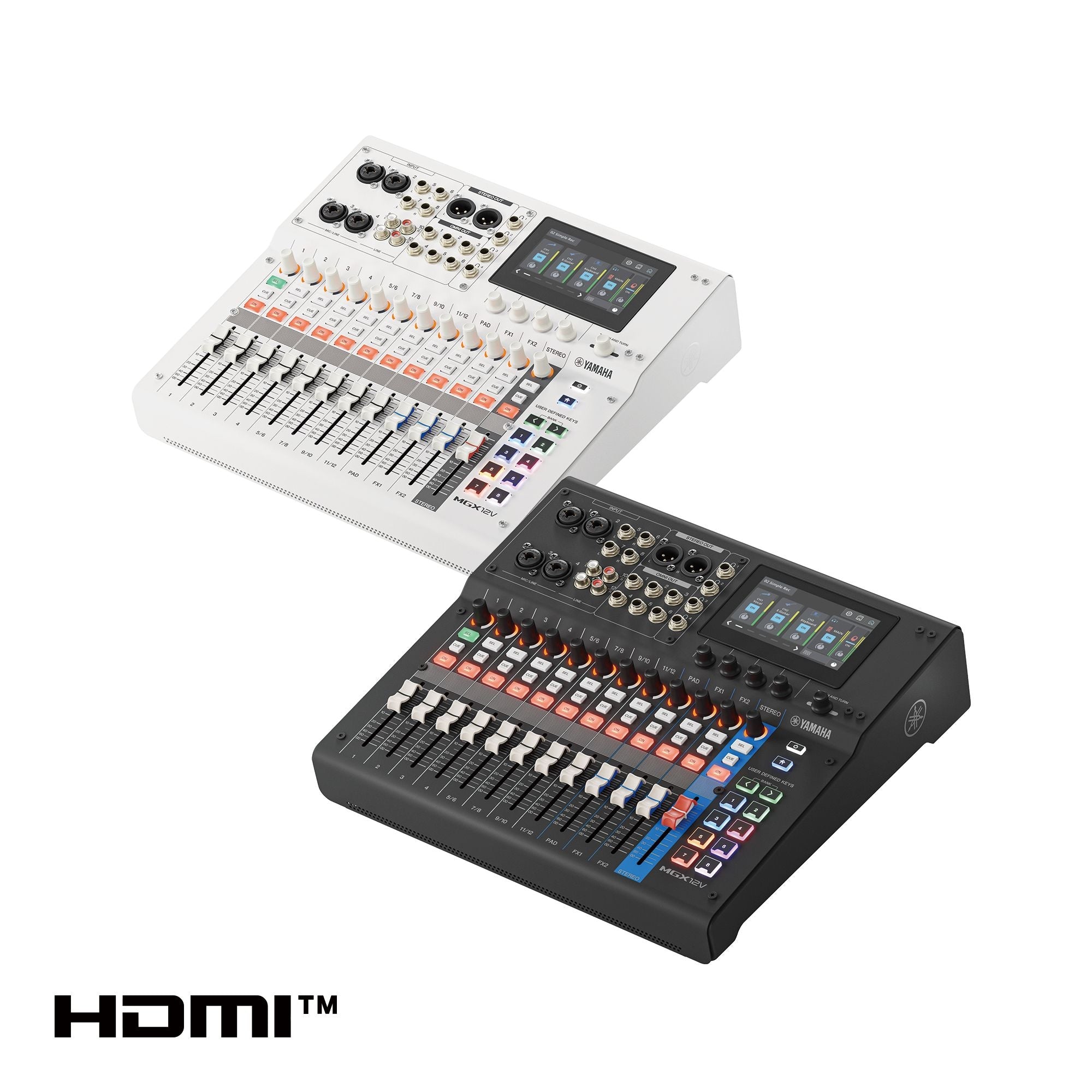 Yamaha MGX12V  18-CH Digital Mixing Console with Video Interface (Black)