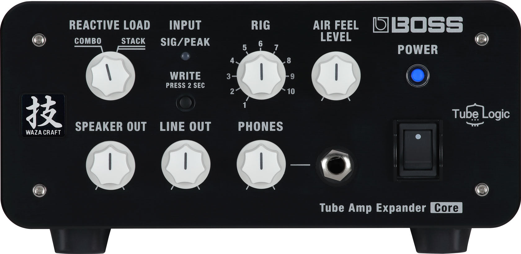 ギター BOSS Tube Amp Expander Core + BT-DUAL BOSSからロードボックス「WAZA Tube Amp Expander Core」が発売。