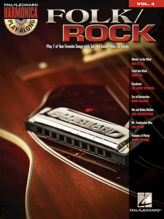 FOLK/ROCK - Harmonica Play-Along Volume 4 (with CD)