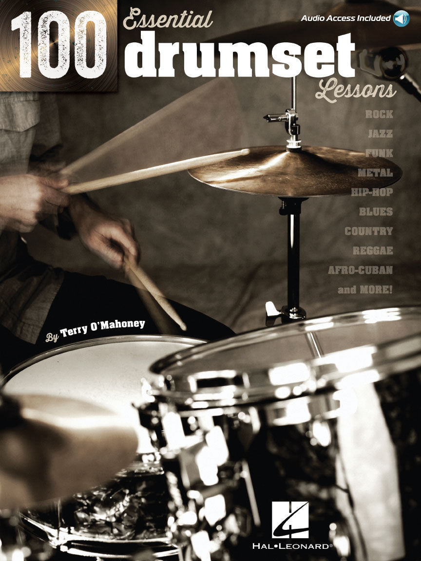 100 Essential Drumset Lessons Rock