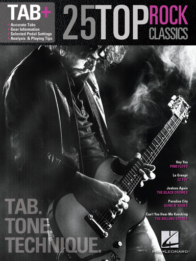25 Top Rock Classics – Tab. Tone. Technique.
Tab-