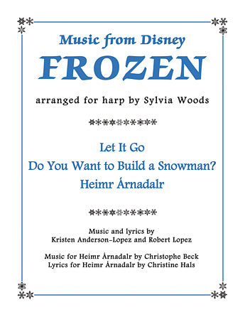 Music From Disney's Frozen For Harp