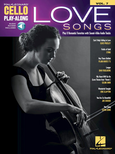 LOVE SONGS Cello Play-Along Volume 7