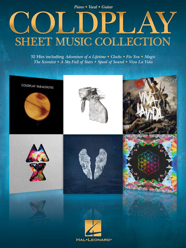 Coldplay Sheet Music Collection For Piano/Vocal/Guitar