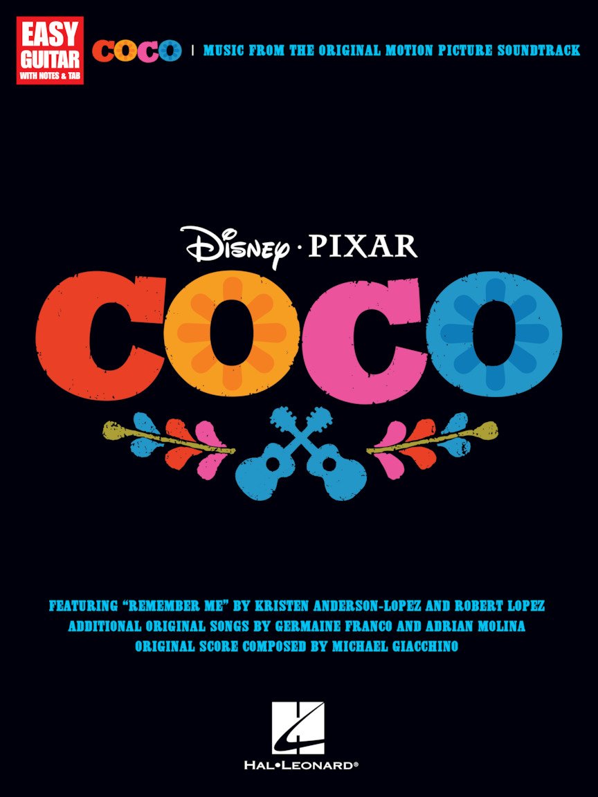Disney/Pixar's Coco for Easy Guitar with Notes & Tab 迪士尼彼思動畫電影