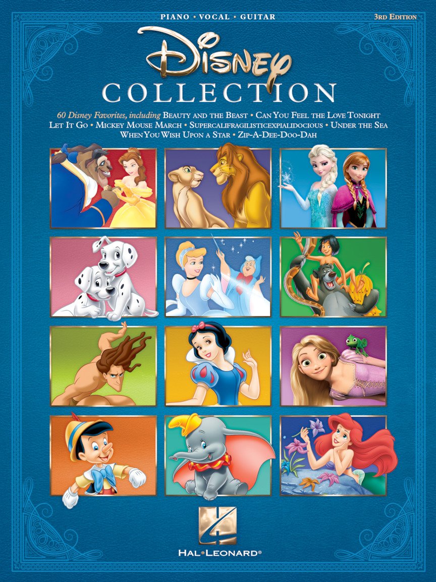 The-Disney-Collection-3rd-Edition-Piano-Vocal-Guitar-Songbook