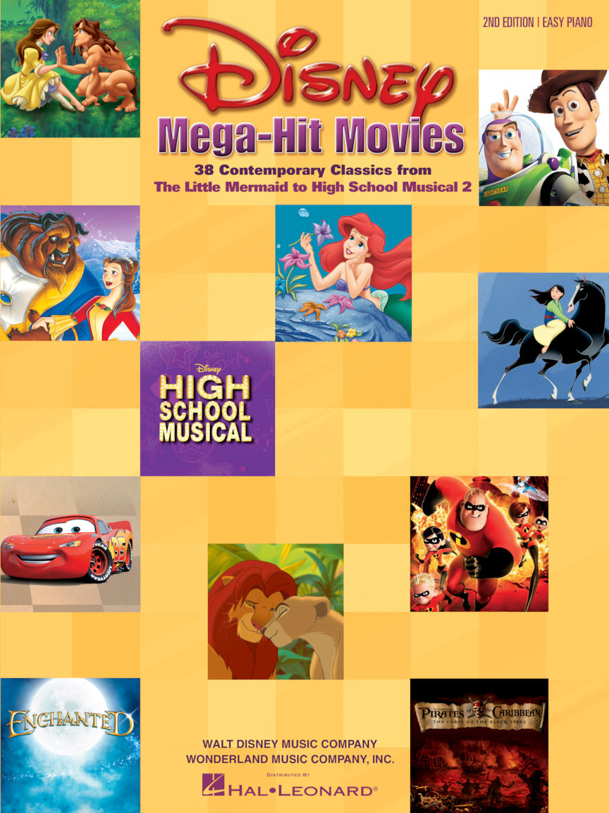 Disney Mega-Hit Movies 38 Contemporary Classics from The Little Mermaid to High School Musical 2
