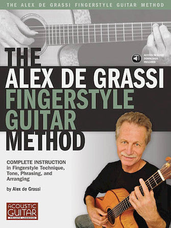 The-Alex-De-Grassi-Fingerstyle-Guitar-Method
Complete-Instruction-in-Fingerstyle-Technique-Tone-Phrasing-and-Arranging