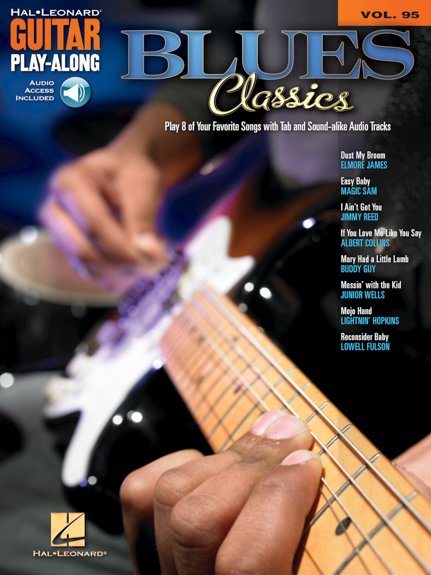 BLUES CLASSICS
Guitar Play-Along Volume 95  (With CD)