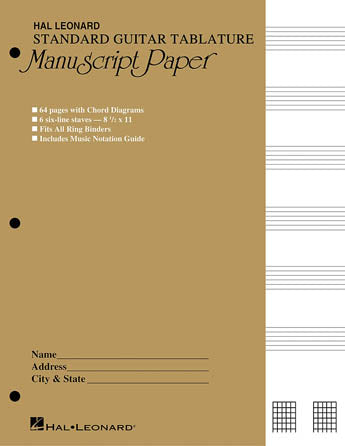 Guitar-Tablature-Manuscript-Paper-Standard
Manuscript-Paper