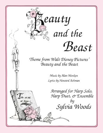 Beauty And The Beast Arranged for Harp