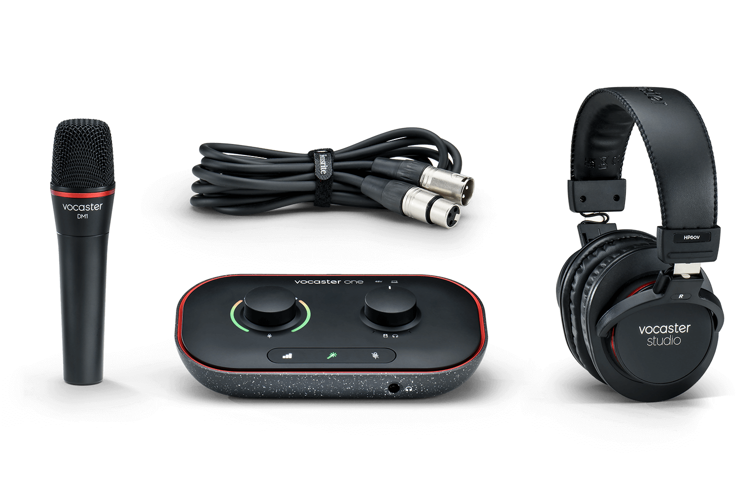 Focusrite Vocaster One Studio | Podcasting Audio Interface Kit