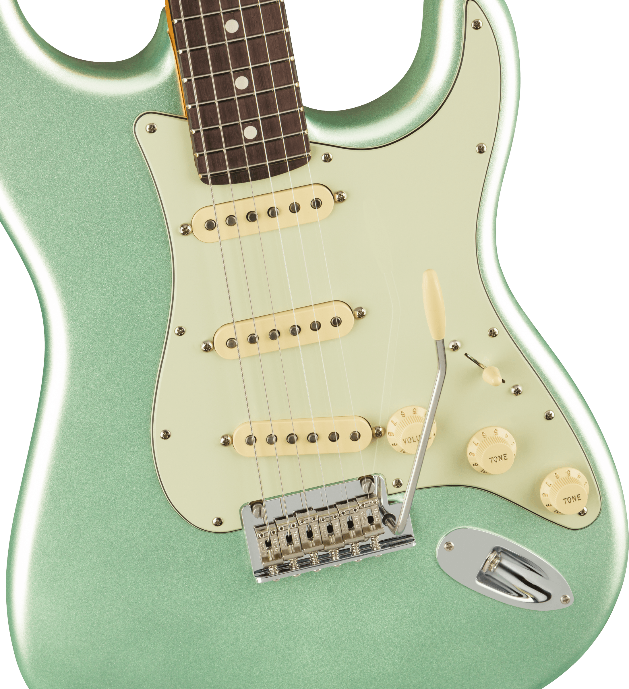 Fender American Professional II Stratocaster®, Rosewood Fingerboard, Mystic Surf Green