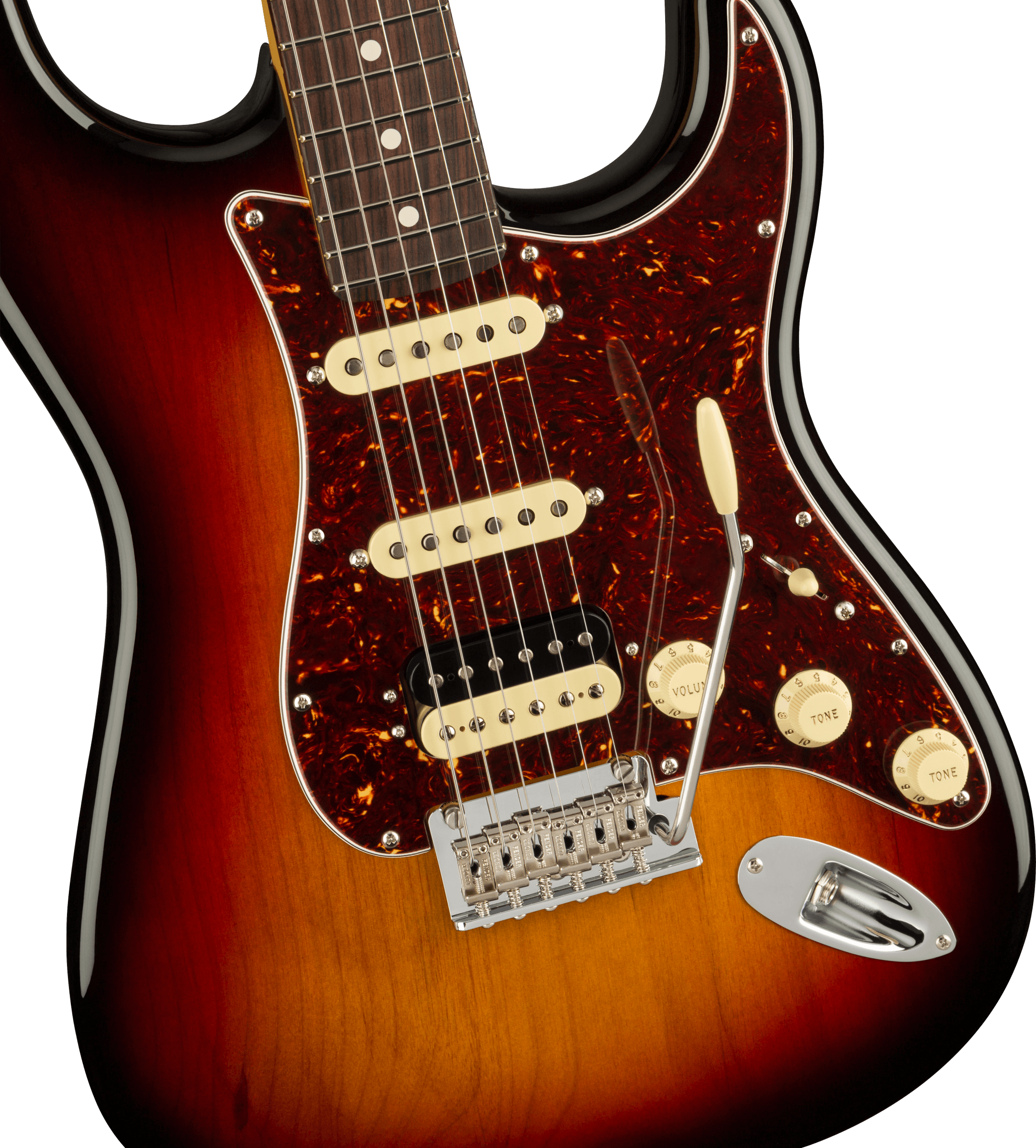 Fender American Professional II Stratocaster® HSS, Rosewood Fingerboard, 3-Color Sunburst