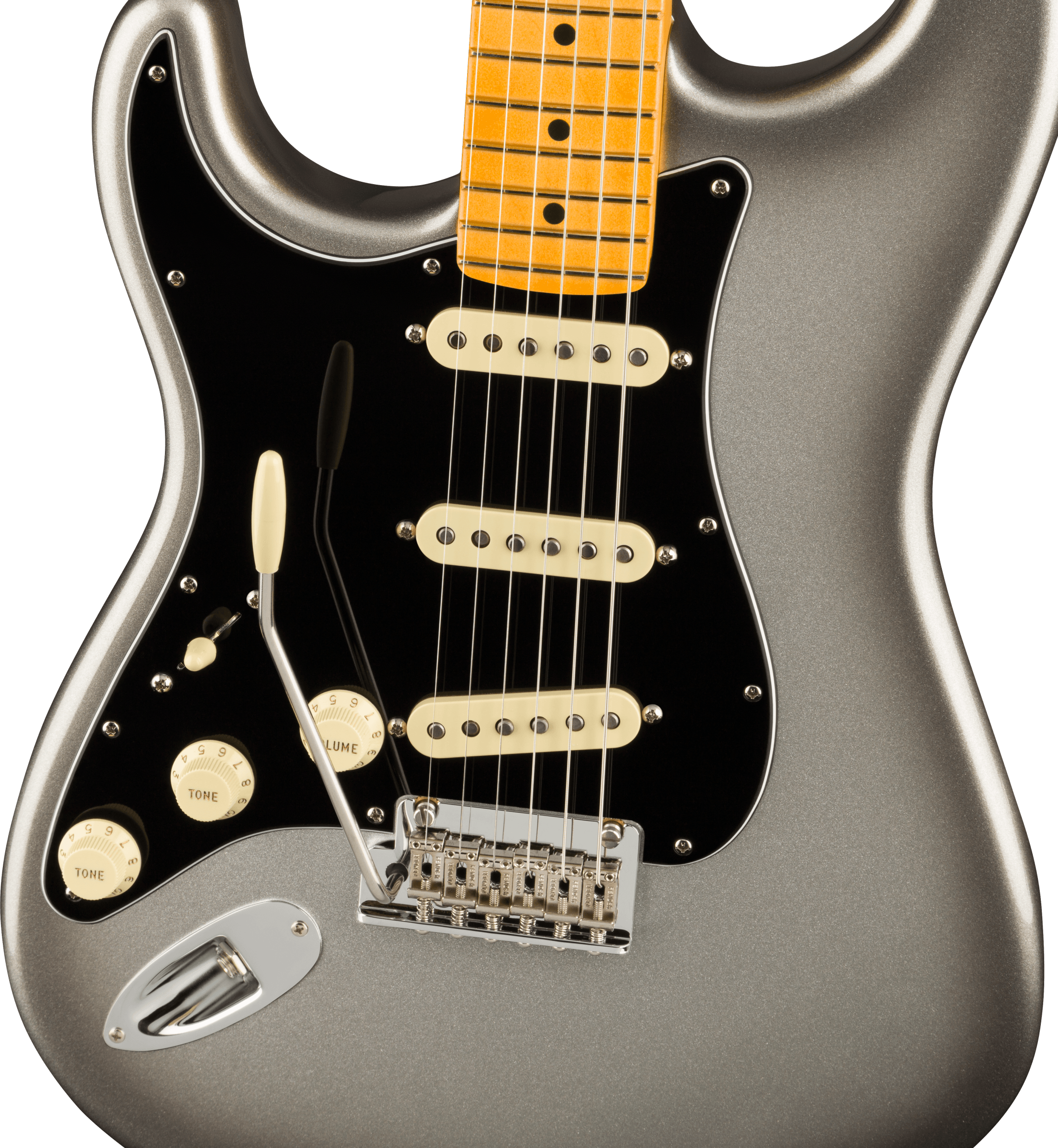 Fender American Professional II Stratocaster® Left-Hand, Maple Fingerboard, Mercury