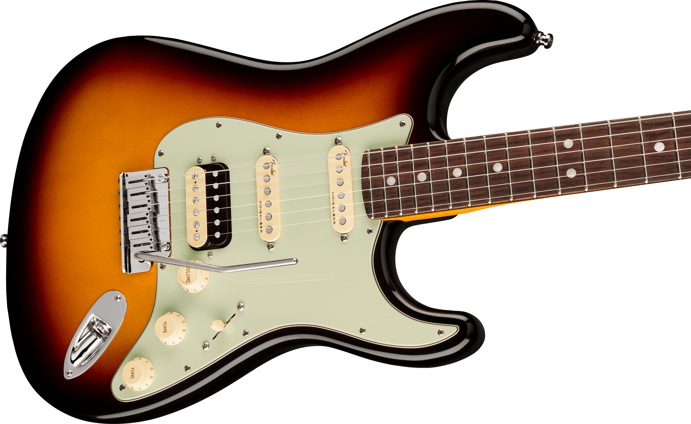 Fender American Ultra Stratocaster® HSS, Rosewood Fingerboard, Ultraburst
