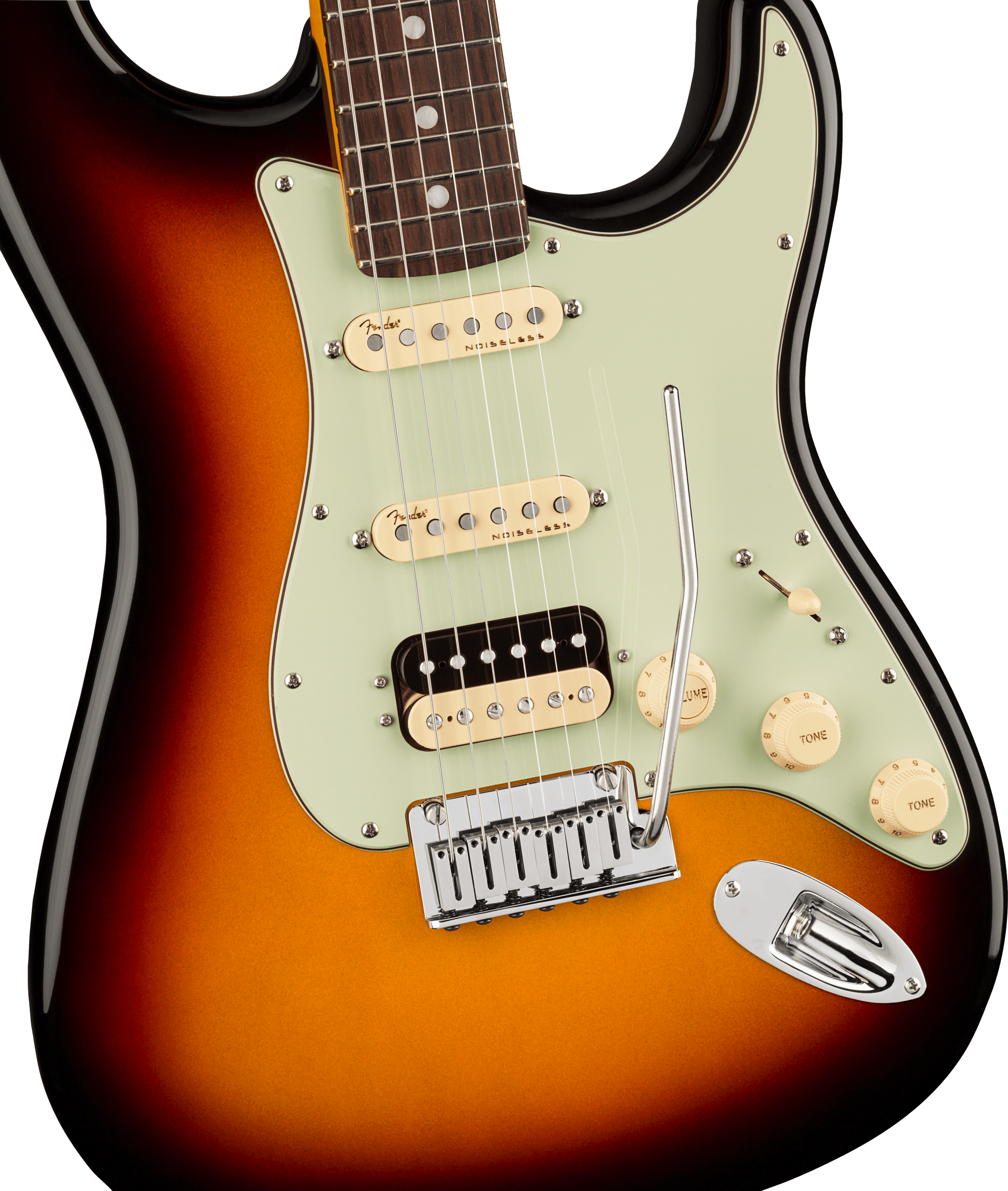 Fender American Ultra Stratocaster® HSS, Rosewood Fingerboard, Ultraburst