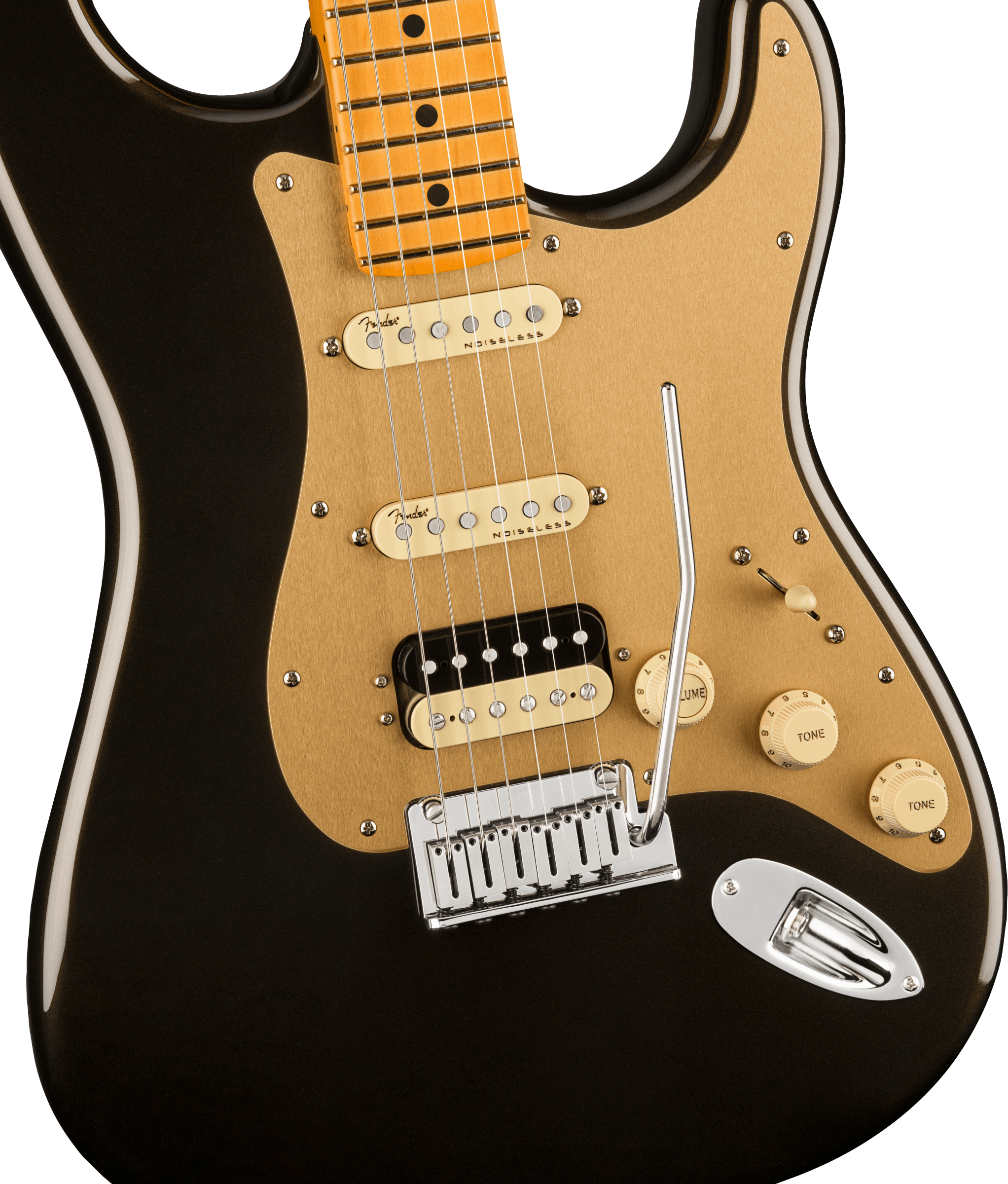 Fender American Ultra Stratocaster® HSS, Maple Fingerboard, Texas Tea