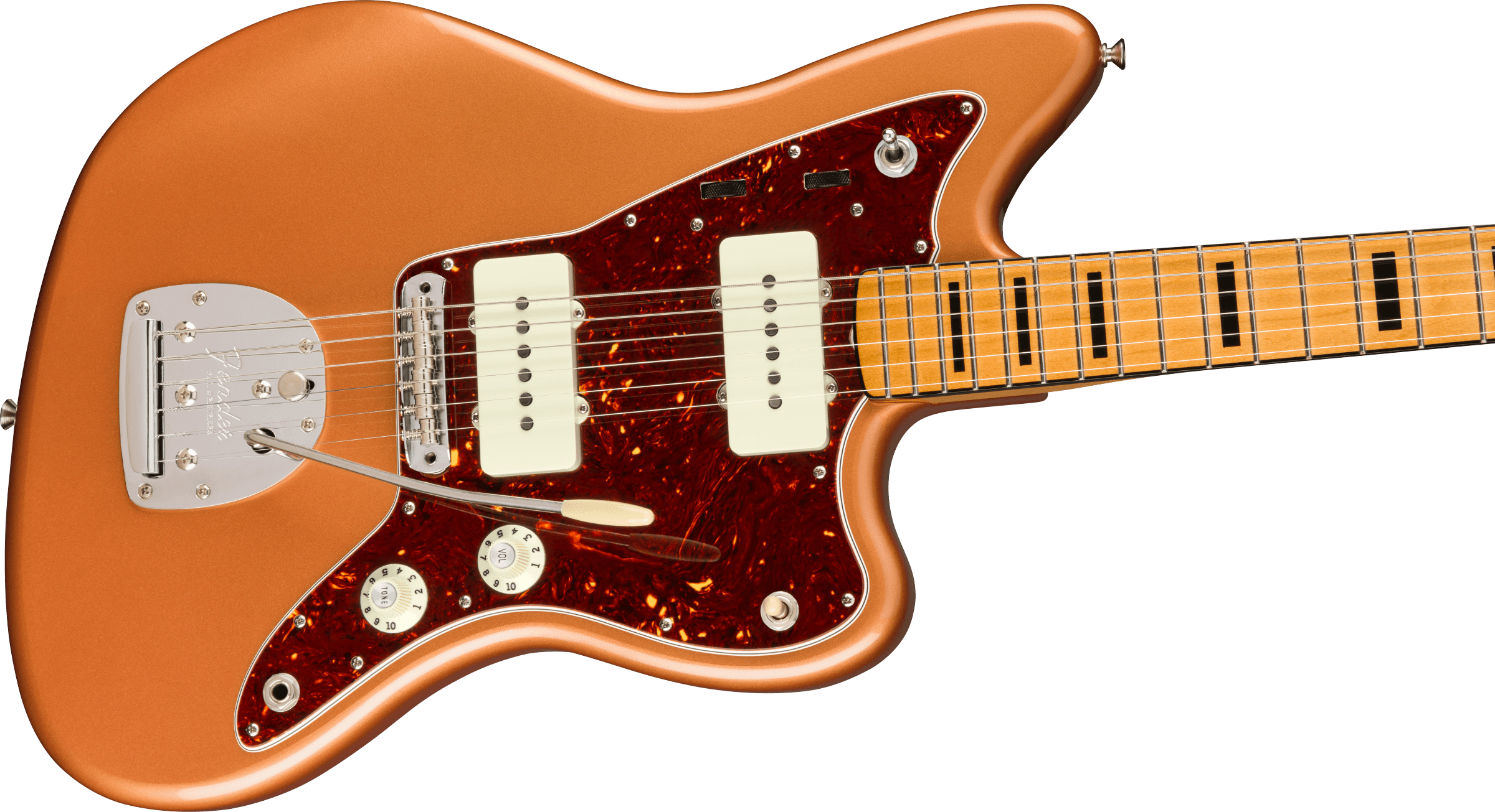 Fender Troy Van Leeuwen Jazzmaster®, Bound Maple Fingerboard, Copper Age 電結他