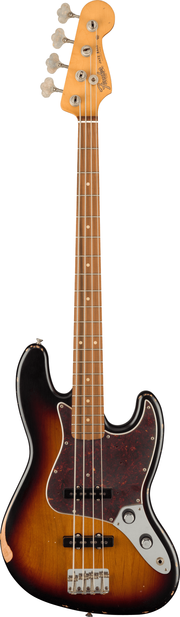 Fender 60th Anniversary Road Worn® Jazz Bass®, Pau Ferro
