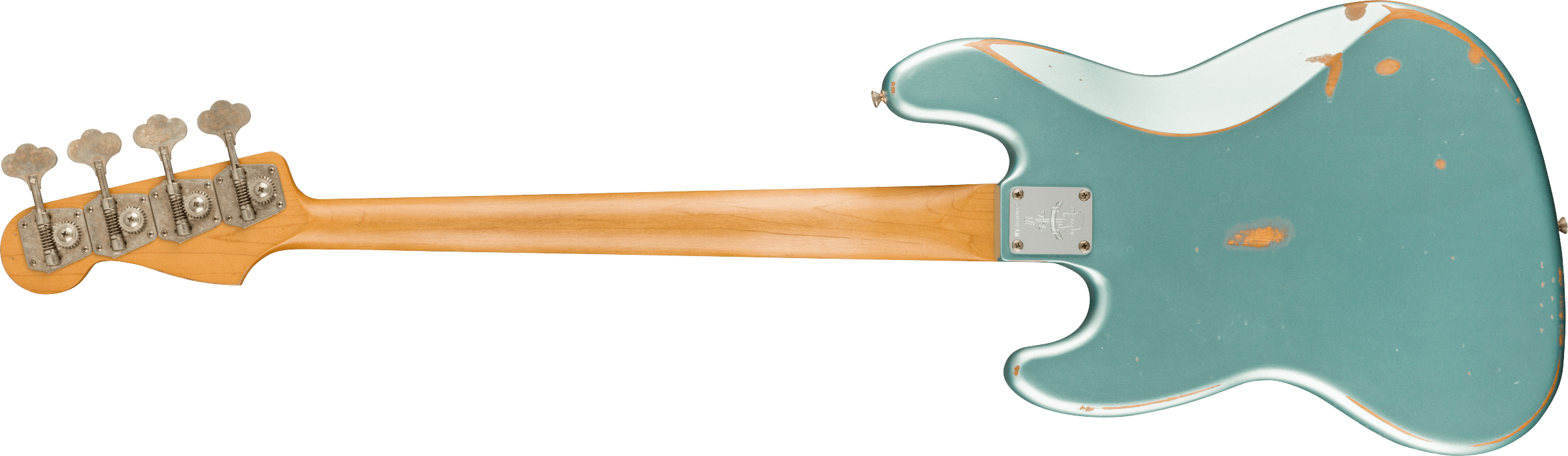 Fender 60th Anniversary Road Worn® Jazz Bass®, Pau Ferro Fingerboard, Firemist Silver