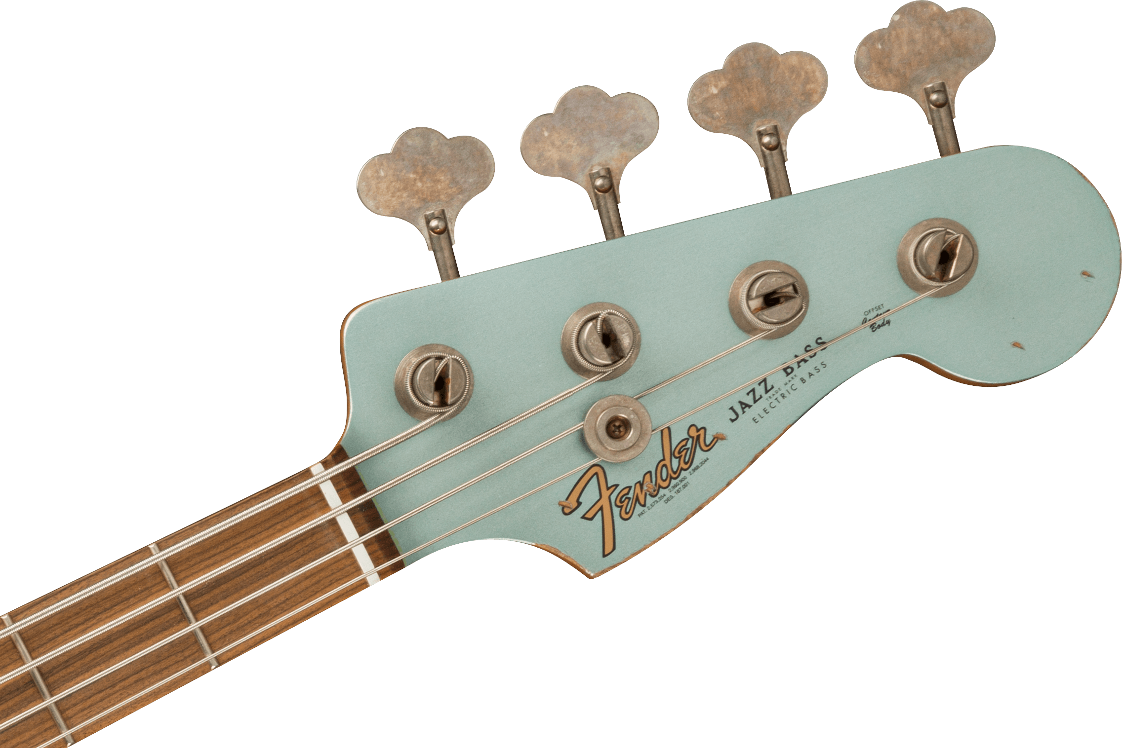 Fender 60th Anniversary Road Worn® Jazz Bass®, Pau Ferro Fingerboard, Firemist Silver