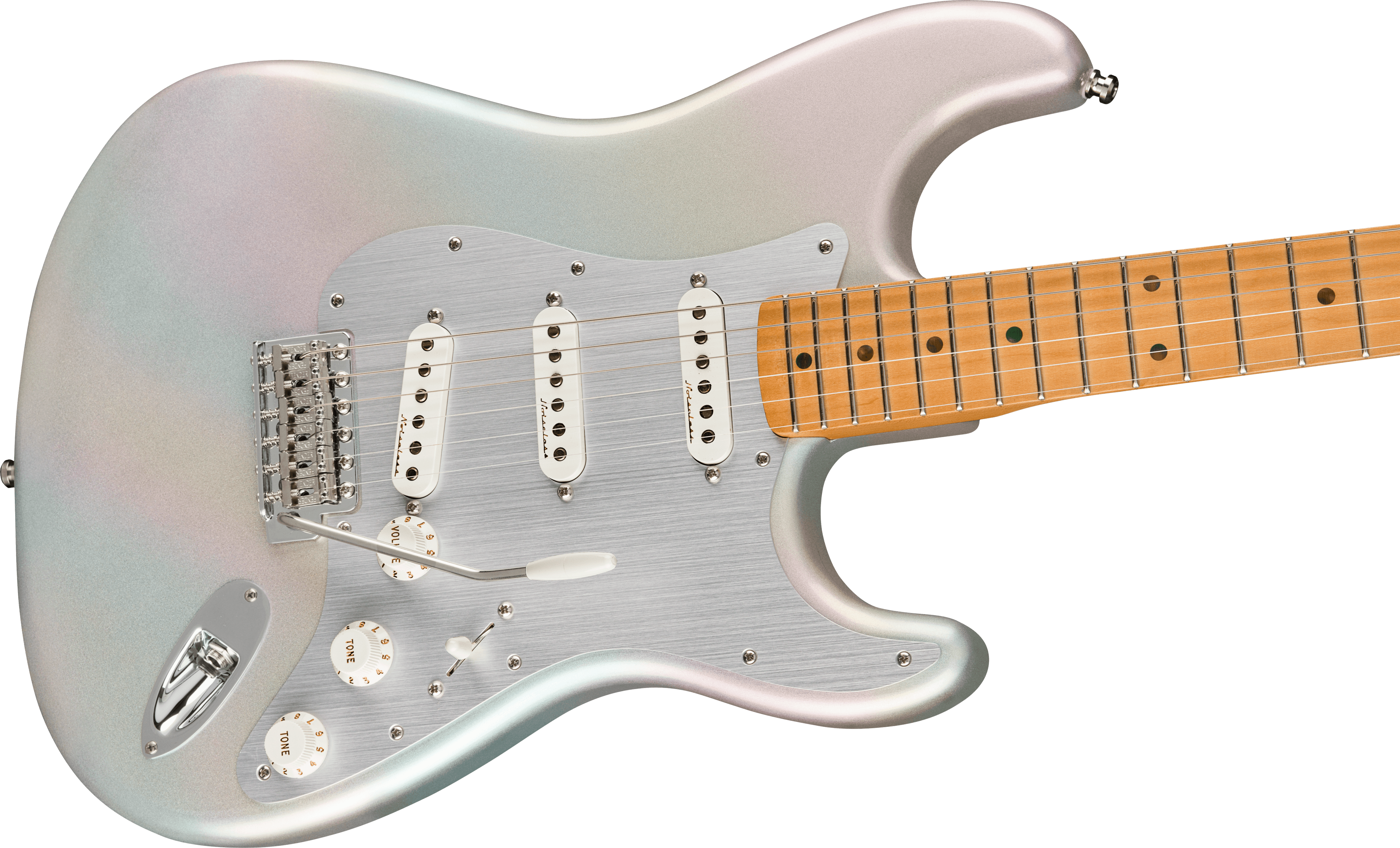 Fender H.E.R. Stratocaster®, Maple Fingerboard, Chrome Glow