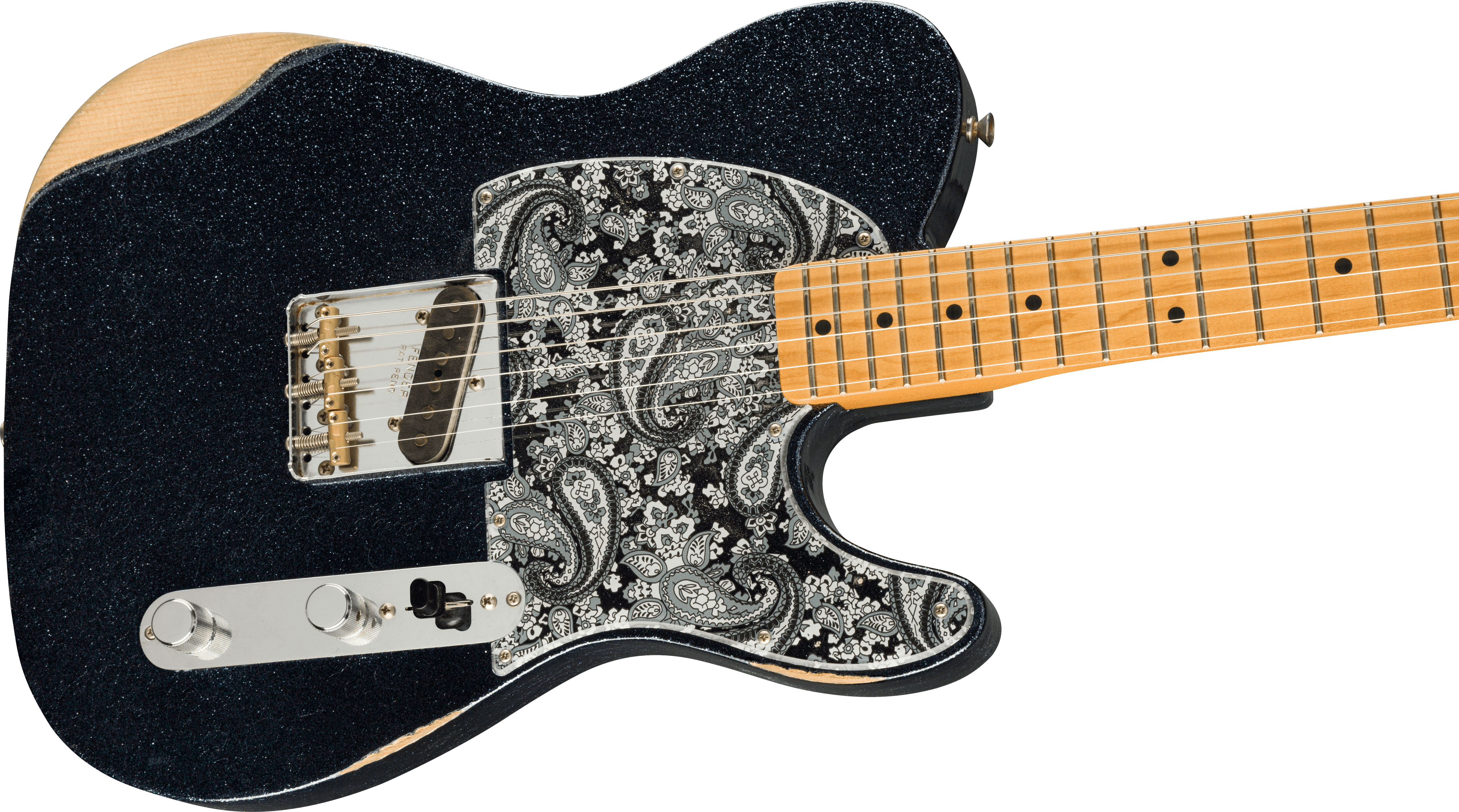 Fender Brad Paisley Esquire®, Maple, Black Sparkle