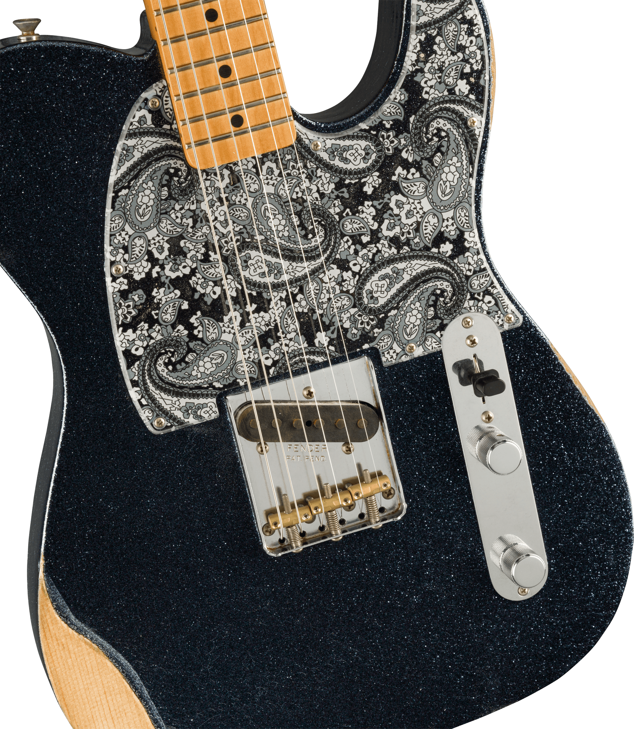 Fender Brad Paisley Esquire®, Maple, Black Sparkle