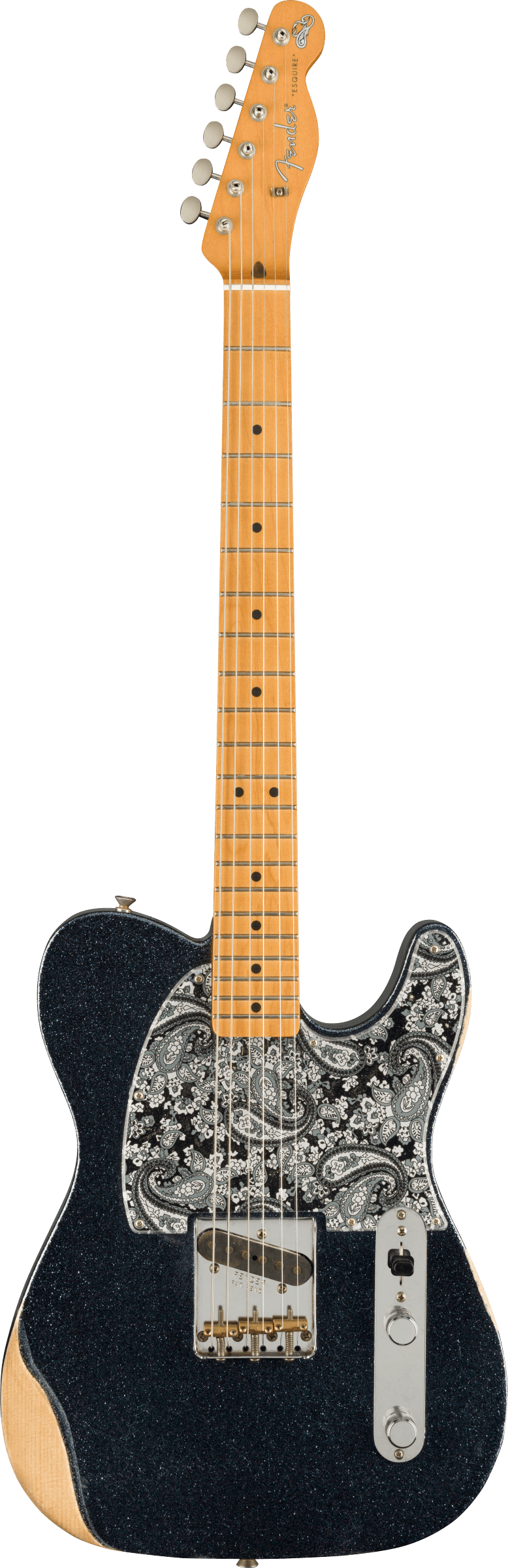 Fender Brad Paisley Esquire®, Maple, Black Sparkle