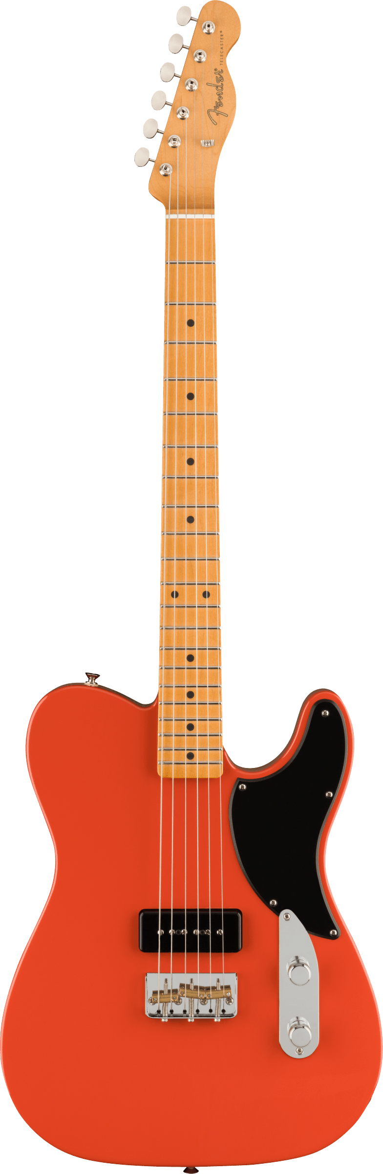 Fender Noventa Telecaster®, Maple Fingerboard, Fiesta Red 電結他