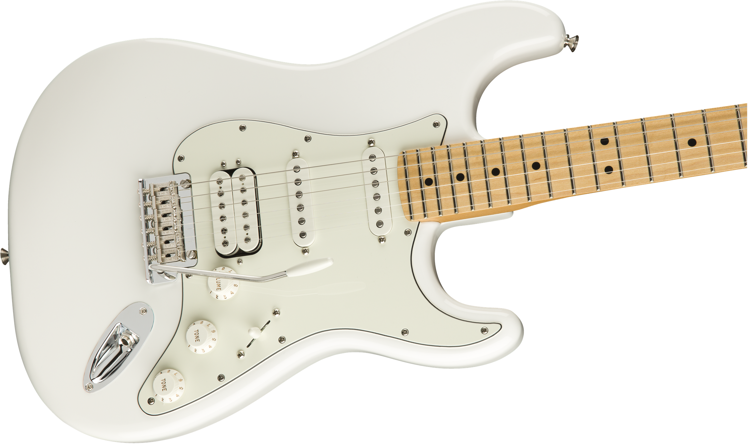 Fender Player Stratocaster® HSS, Maple Fingerboard, Polar White