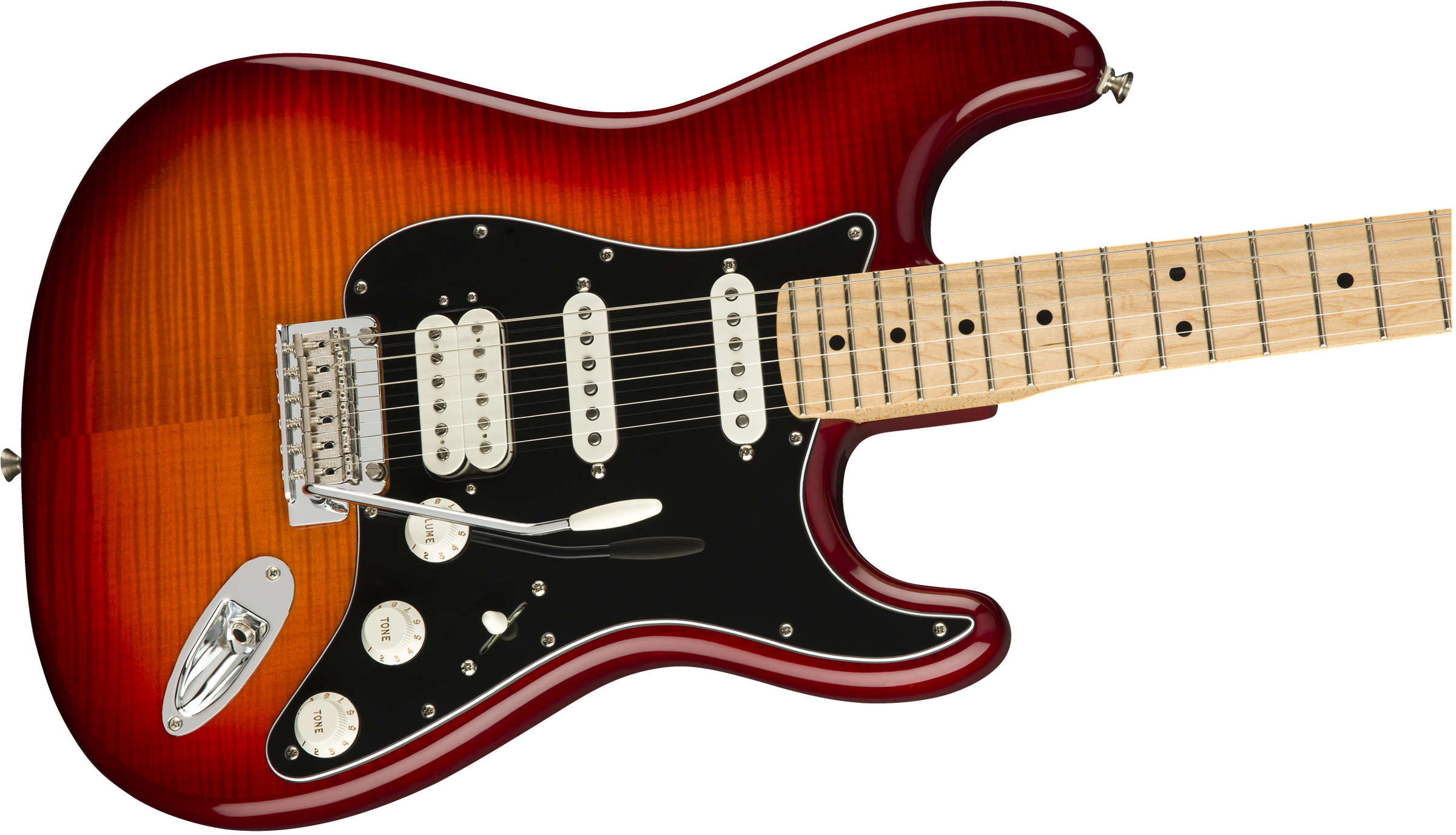 Fender Player Stratocaster® HSS Plus Top, Maple Fingerboard, Aged Cherry Burst 電結他