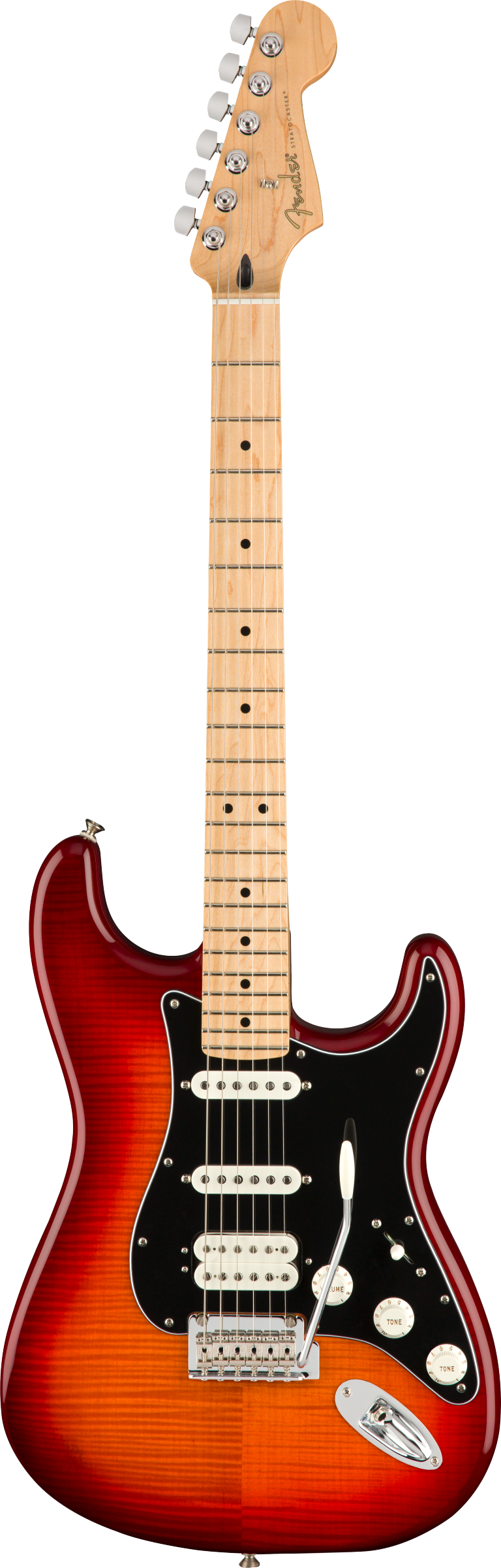 Fender Player Stratocaster® HSS Plus Top, Maple Fingerboard, Aged Cherry Burst 電結他