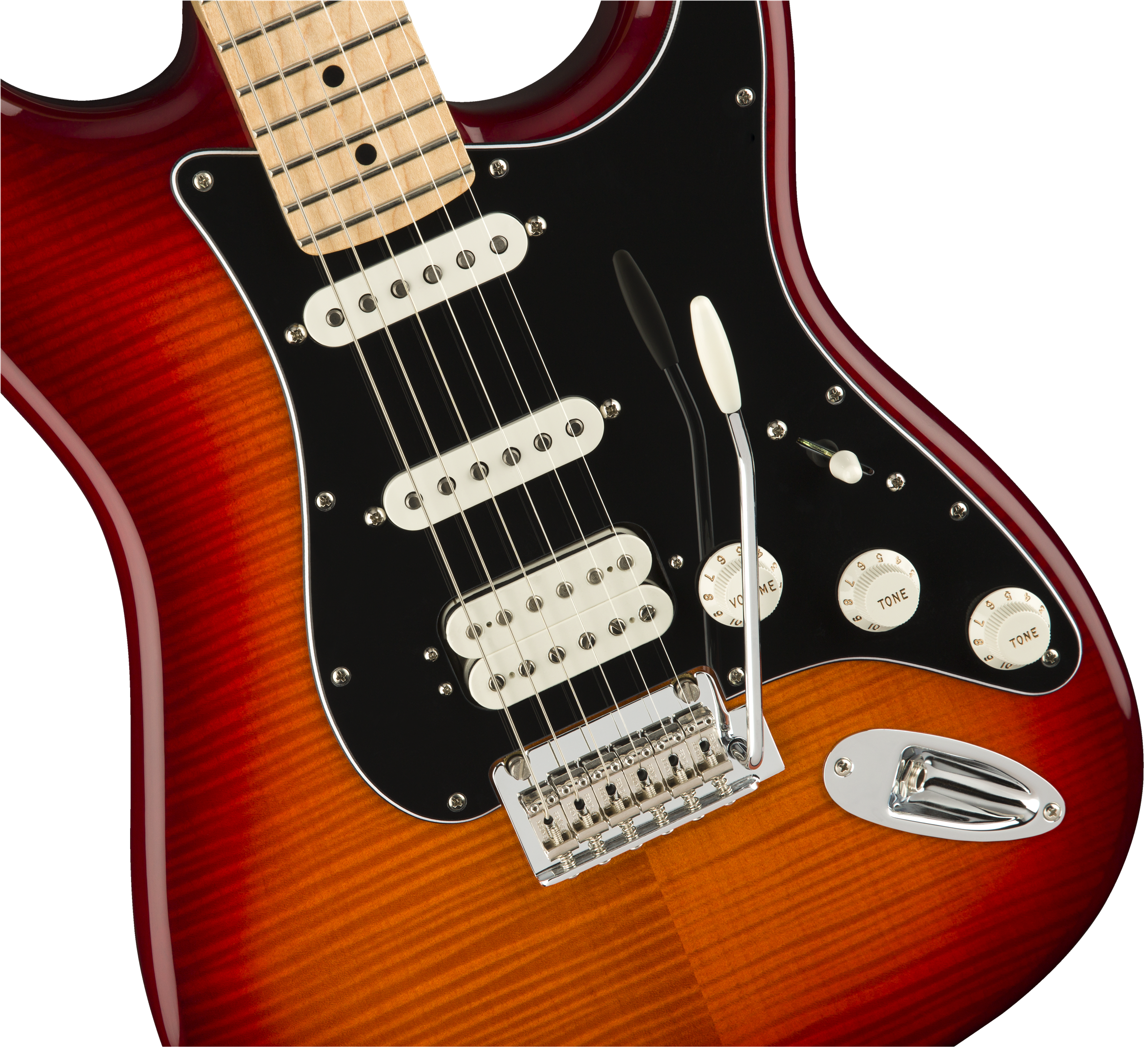 Fender Player Stratocaster® HSS Plus Top, Maple Fingerboard, Aged Cherry Burst 電結他