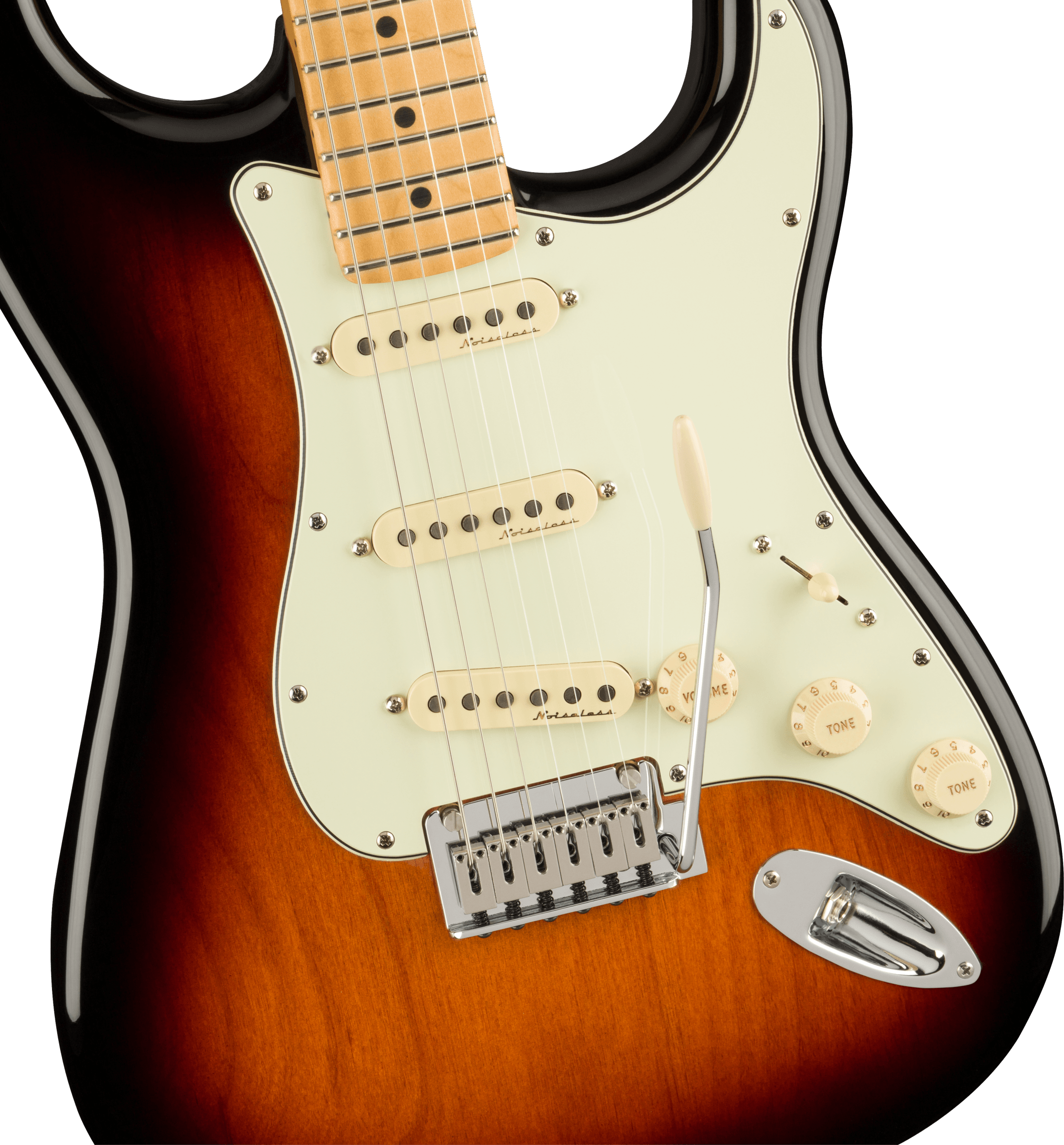 Fender Player Plus Stratocaster®, Maple Fingerboard, 3-Color Sunburst