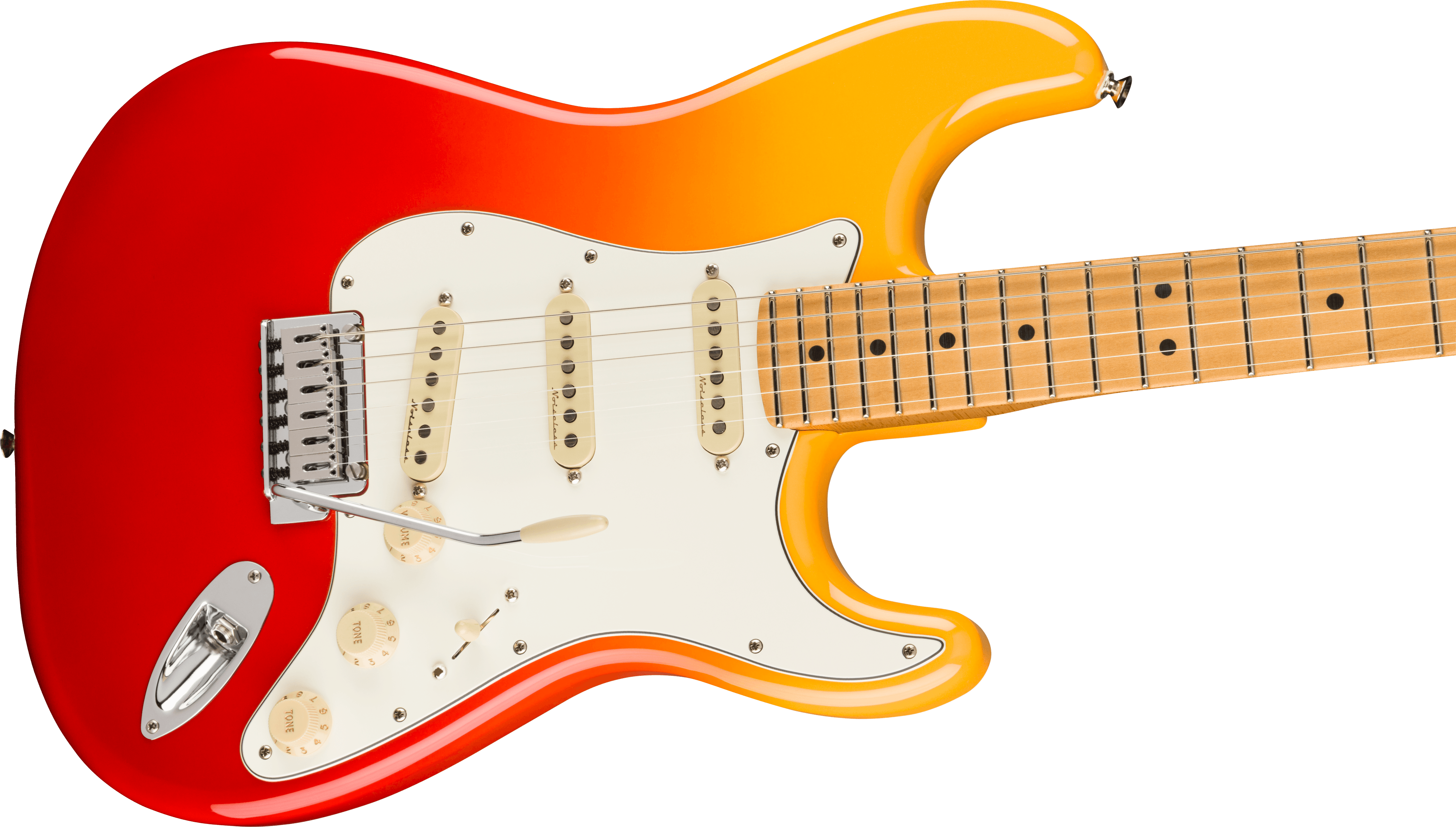 Fender Player Plus Stratocaster®, Maple Fingerboard, Tequila Sunrise