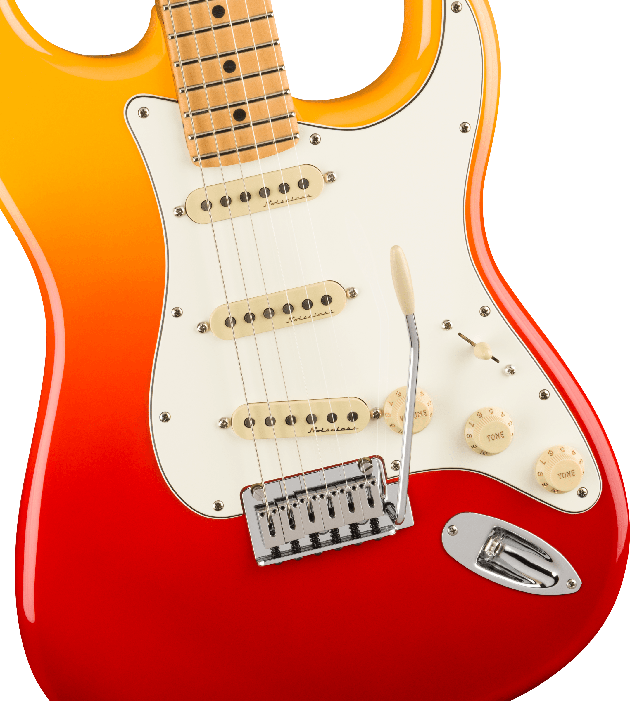 Fender Player Plus Stratocaster®, Maple Fingerboard, Tequila Sunrise