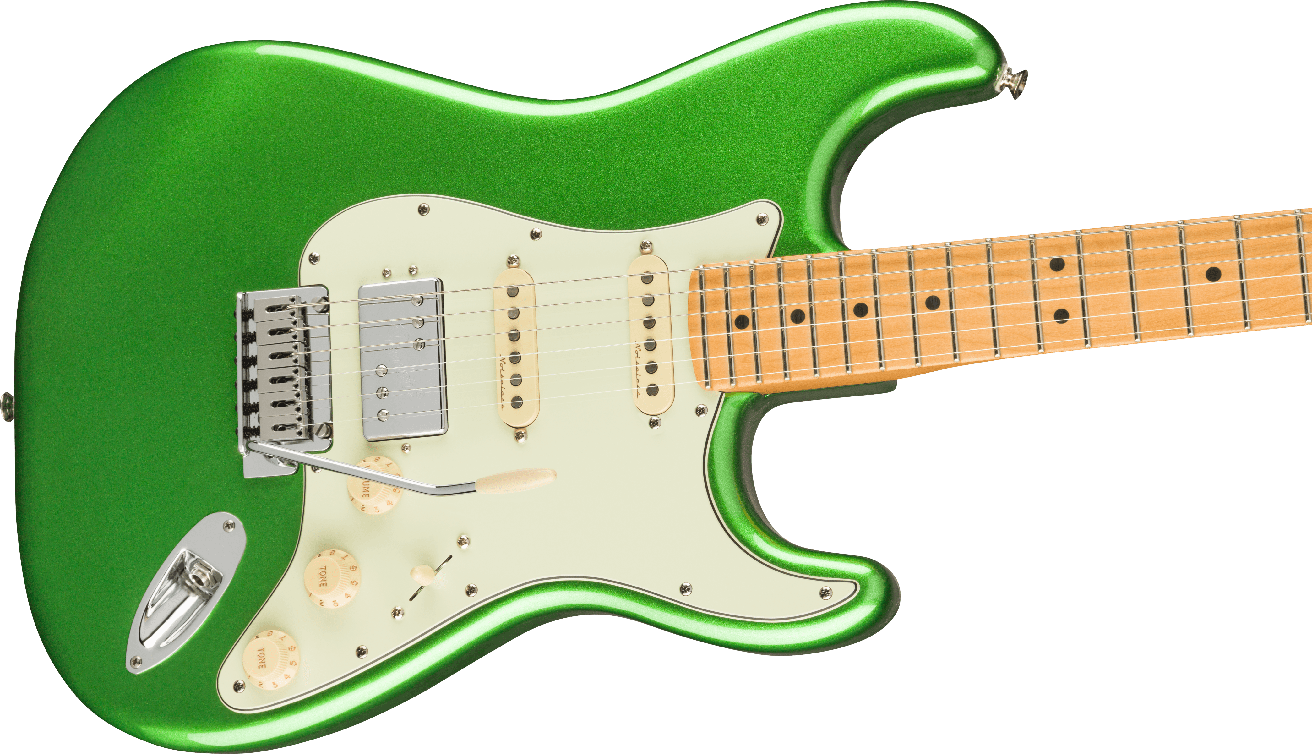 Fender Player Plus Stratocaster® HSS, Maple Fingerboard, Cosmic Jade