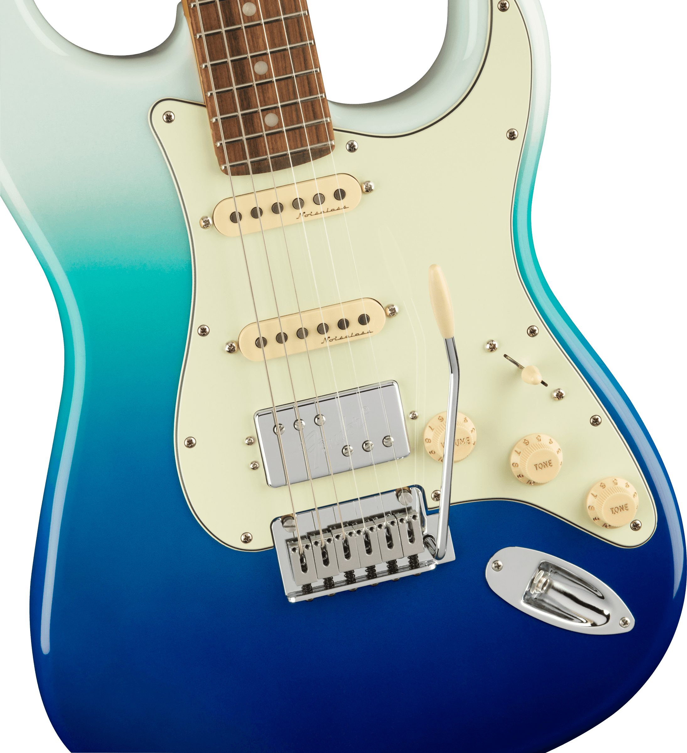 Fender Player Plus Stratocaster® HSS, Pau Ferro Fingerboard, Belair Blue