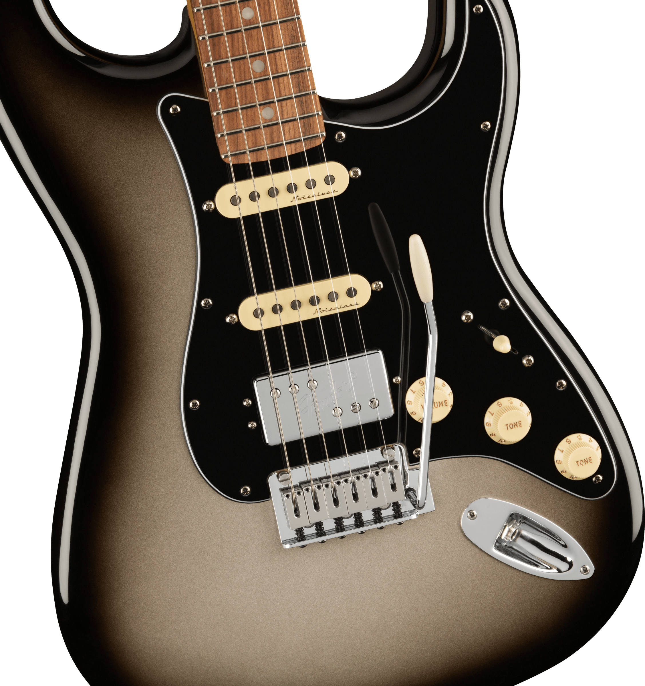 Fender Player Plus Stratocaster® HSS, Pau Ferro Fingerboard, Silverburst