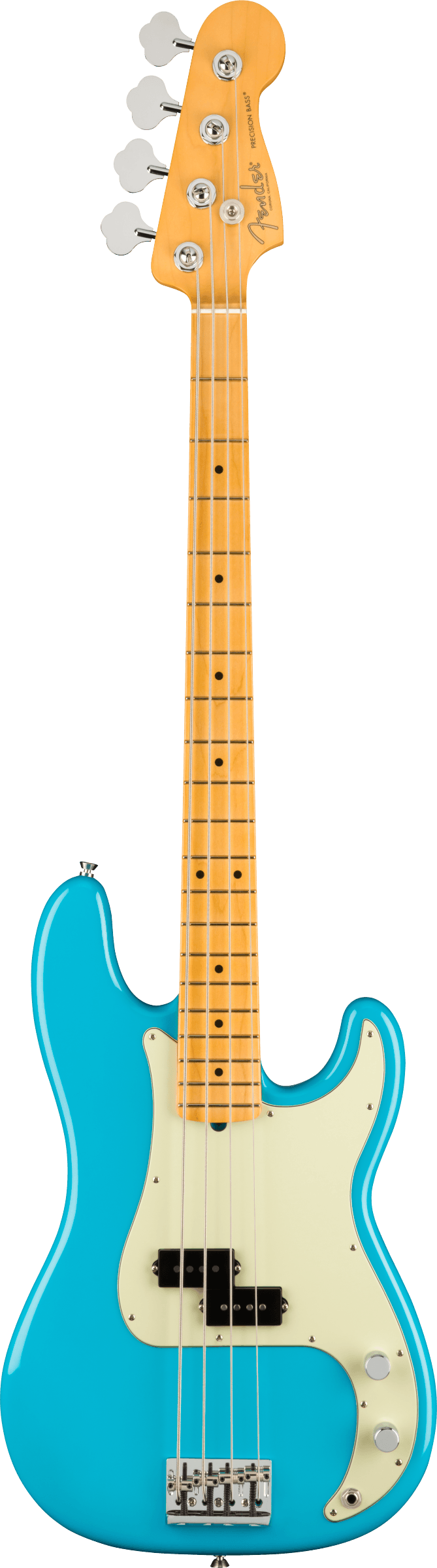 Fender American Professional II Precision Bass®, Maple Fingerboard, Miami Blue