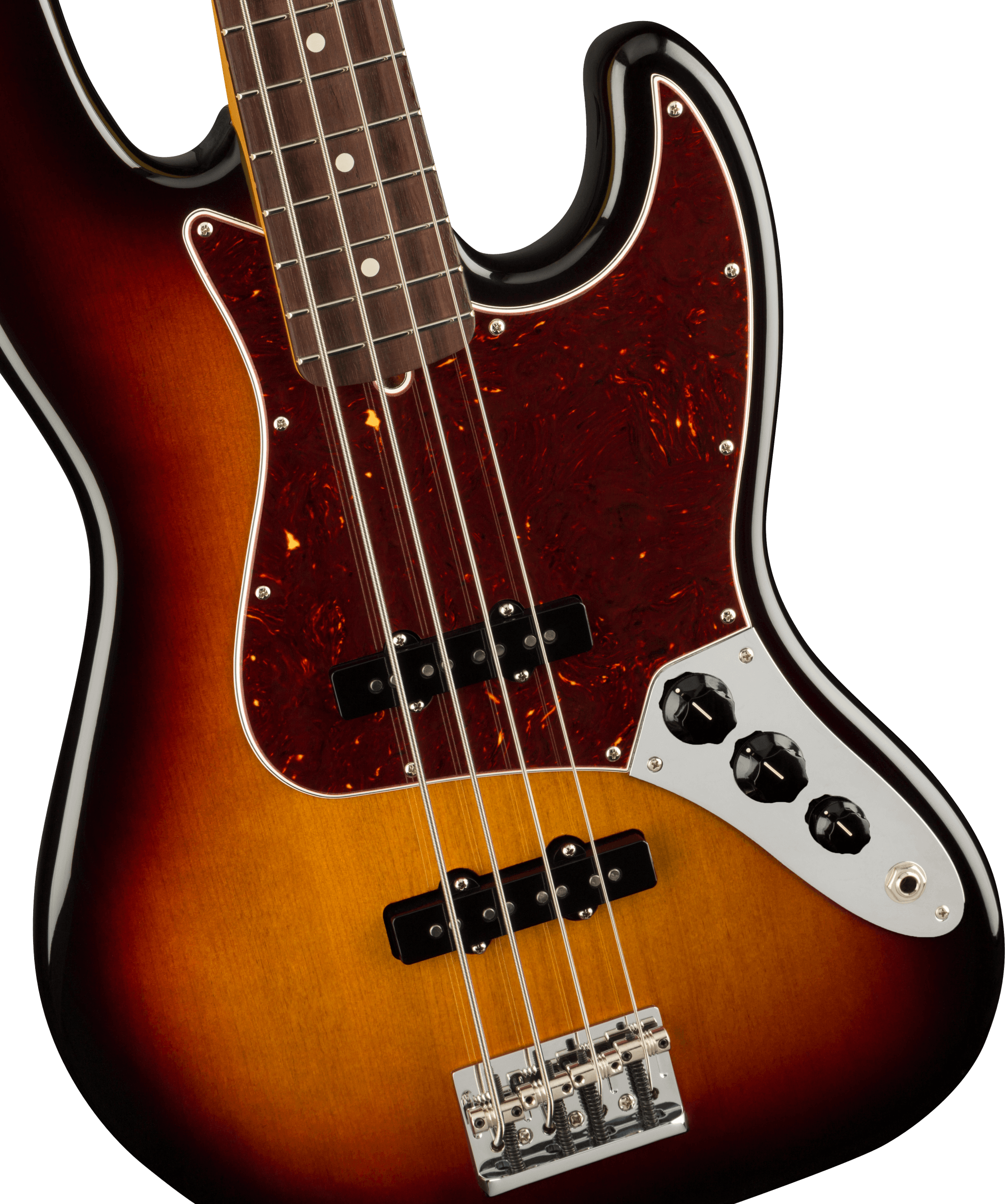 Fender American Professional II Jazz Bass®, Rosewood Fingerboard, 3-Color Sunburst
